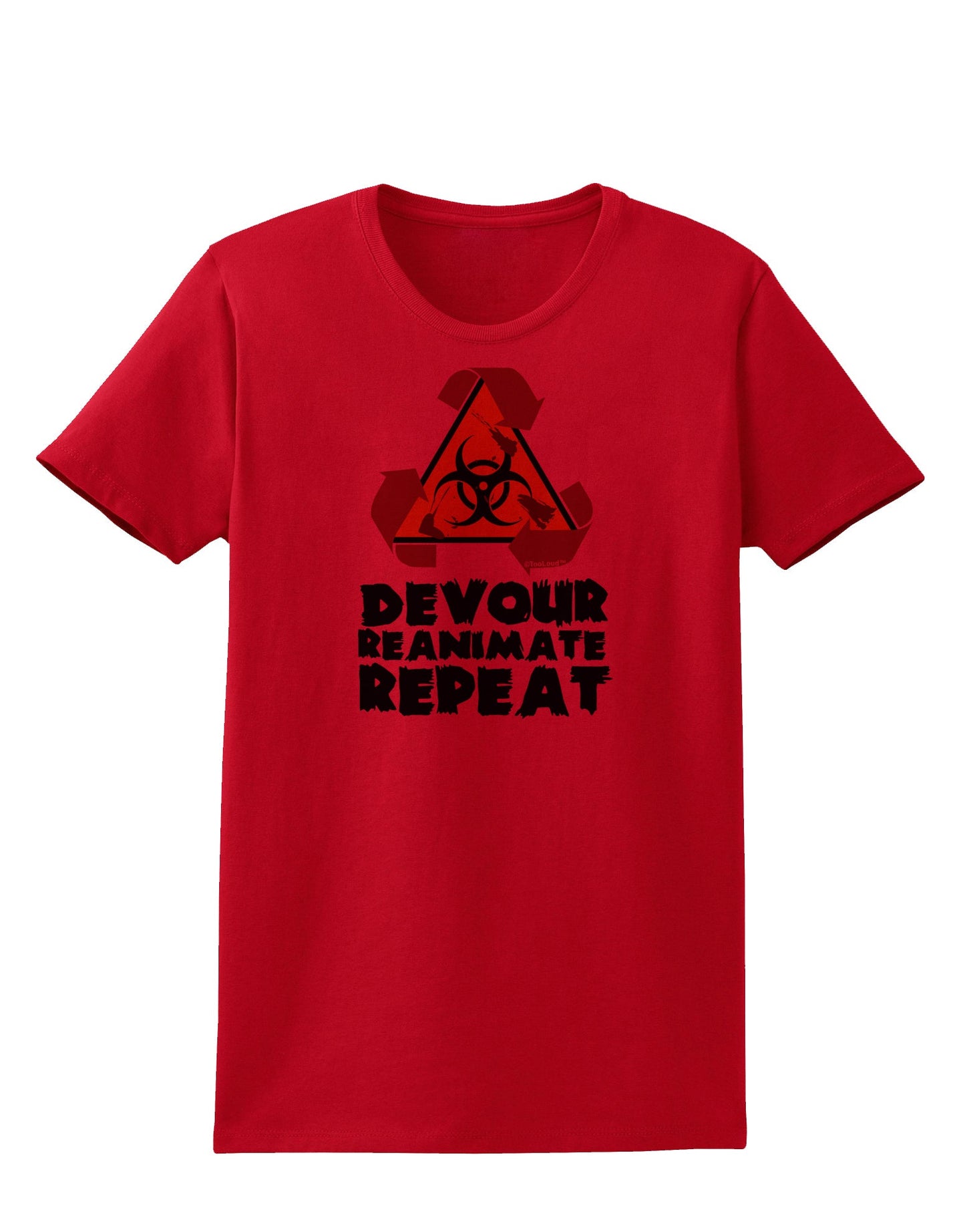 Devour Reanimate Repeat Womens T-Shirt by TooLoud-Womens T-Shirt-TooLoud-Red-X-Small-Davson Sales