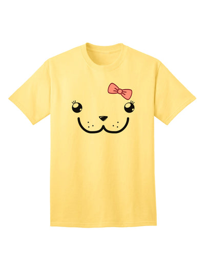 Dewina Cute Girl Dugong Adult T-Shirt from Kyu-T Face Collection-Mens T-shirts-TooLoud-Yellow-Small-Davson Sales