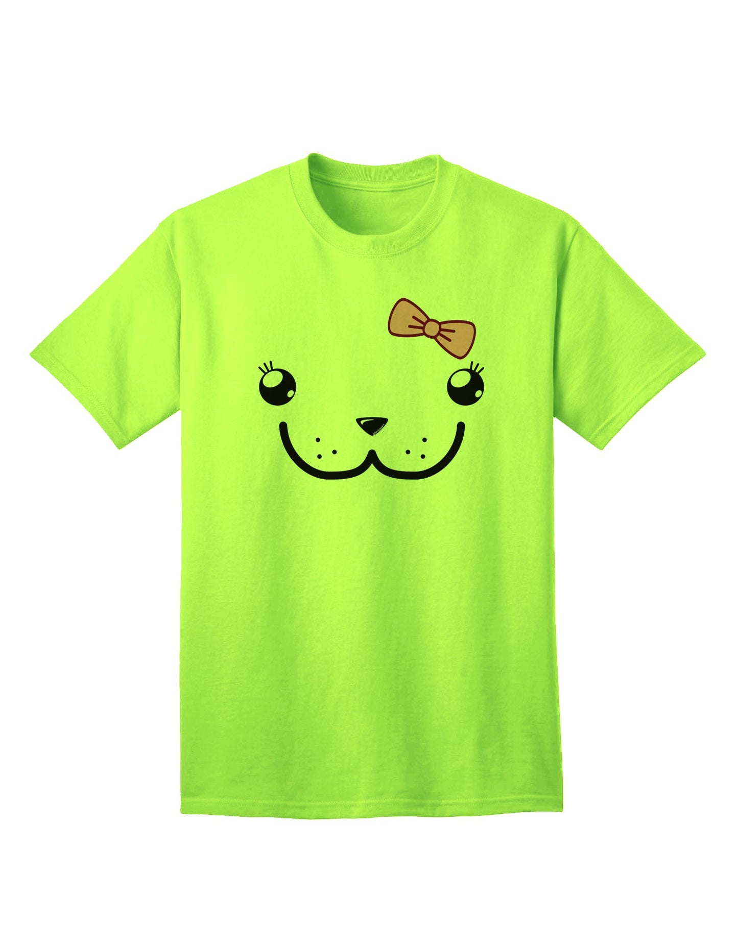 Dewina Cute Girl Dugong Adult T-Shirt from Kyu-T Face Collection-Mens T-shirts-TooLoud-Neon-Green-Small-Davson Sales