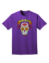 Dia de los Muertos Calavera Adult Dark T-Shirt-Mens T-Shirt-TooLoud-Purple-Small-Davson Sales