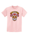 Dia de los Muertos Calavera Childrens T-Shirt-Childrens T-Shirt-TooLoud-PalePink-X-Small-Davson Sales