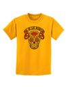 Dia de los Muertos Calavera Childrens T-Shirt-Childrens T-Shirt-TooLoud-Gold-X-Small-Davson Sales