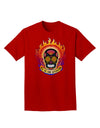 Dia de los Muertos Sacred Calavera Day of the Dead Adult Dark T-Shirt-Mens T-Shirt-TooLoud-Red-Small-Davson Sales