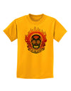 Dia de los Muertos Sacred Calavera Day of the Dead Childrens T-Shirt-Childrens T-Shirt-TooLoud-Gold-X-Small-Davson Sales