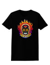 Dia de los Muertos Sacred Calavera Day of the Dead Womens Dark T-Shirt-TooLoud-Black-X-Small-Davson Sales