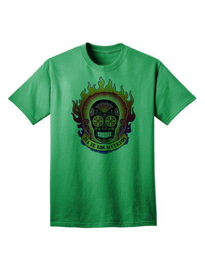 Dia de los Muertos Sacred Calavera: Premium Adult T-Shirt Celebrating Day of the Dead-Mens T-shirts-TooLoud-Kelly-Green-Small-Davson Sales