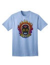 Dia de los Muertos Sacred Calavera: Premium Adult T-Shirt Celebrating Day of the Dead-Mens T-shirts-TooLoud-Light-Blue-Small-Davson Sales