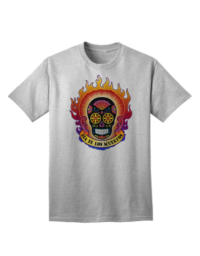 Dia de los Muertos Sacred Calavera: Premium Adult T-Shirt Celebrating Day of the Dead-Mens T-shirts-TooLoud-AshGray-Small-Davson Sales