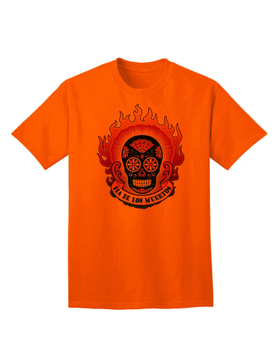 Dia de los Muertos Sacred Calavera: Premium Adult T-Shirt Celebrating Day of the Dead-Mens T-shirts-TooLoud-Orange-Small-Davson Sales