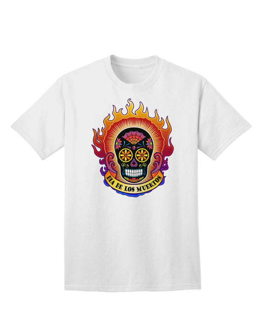 Dia de los Muertos Sacred Calavera: Premium Adult T-Shirt Celebrating Day of the Dead-Mens T-shirts-TooLoud-White-Small-Davson Sales