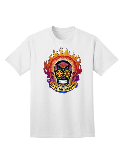 Dia de los Muertos Sacred Calavera: Premium Adult T-Shirt Celebrating Day of the Dead-Mens T-shirts-TooLoud-White-Small-Davson Sales