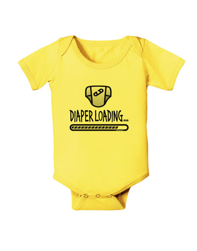 Diaper Loading Baby Romper Bodysuit-Baby Romper-TooLoud-Yellow-06-Months-Davson Sales