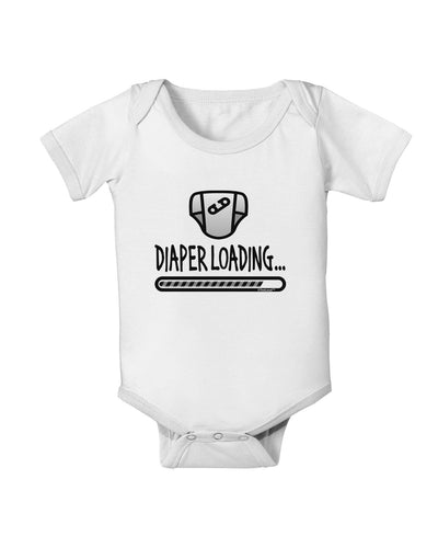 Diaper Loading Baby Romper Bodysuit-Baby Romper-TooLoud-White-06-Months-Davson Sales