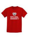 Diaper Loading Childrens Dark T-Shirt-Childrens T-Shirt-TooLoud-Red-X-Small-Davson Sales