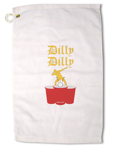 Dilly Dilly Funny Beer Premium Cotton Golf Towel - 16 x 25 inch by TooLoud-Golf Towel-TooLoud-16x25"-Davson Sales