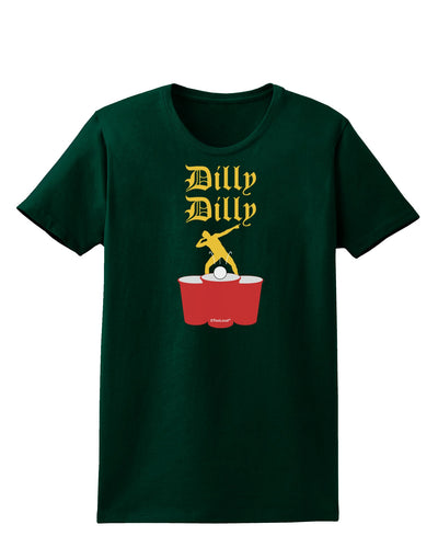 Dilly Dilly Funny Beer Womens Dark T-Shirt by TooLoud-Womens T-Shirt-TooLoud-Forest-Green-Small-Davson Sales