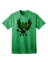 Dilophosaurus Design - Adult T-Shirt with Spit Pattern by TooLoud-Mens T-shirts-TooLoud-Kelly-Green-Small-Davson Sales