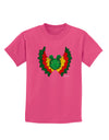 Dilophosaurus Design - Color Childrens Dark T-Shirt by TooLoud-Childrens T-Shirt-TooLoud-Sangria-X-Small-Davson Sales