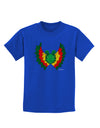 Dilophosaurus Design - Color Childrens Dark T-Shirt by TooLoud-Childrens T-Shirt-TooLoud-Royal-Blue-X-Small-Davson Sales