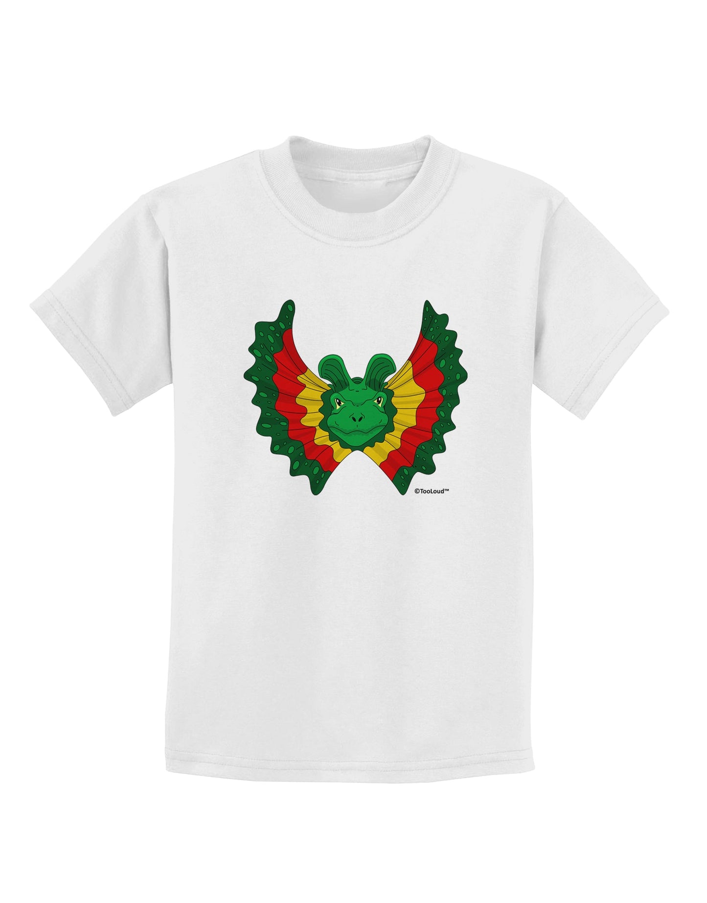 Dilophosaurus Design - Color Childrens T-Shirt by TooLoud-Childrens T-Shirt-TooLoud-White-X-Small-Davson Sales