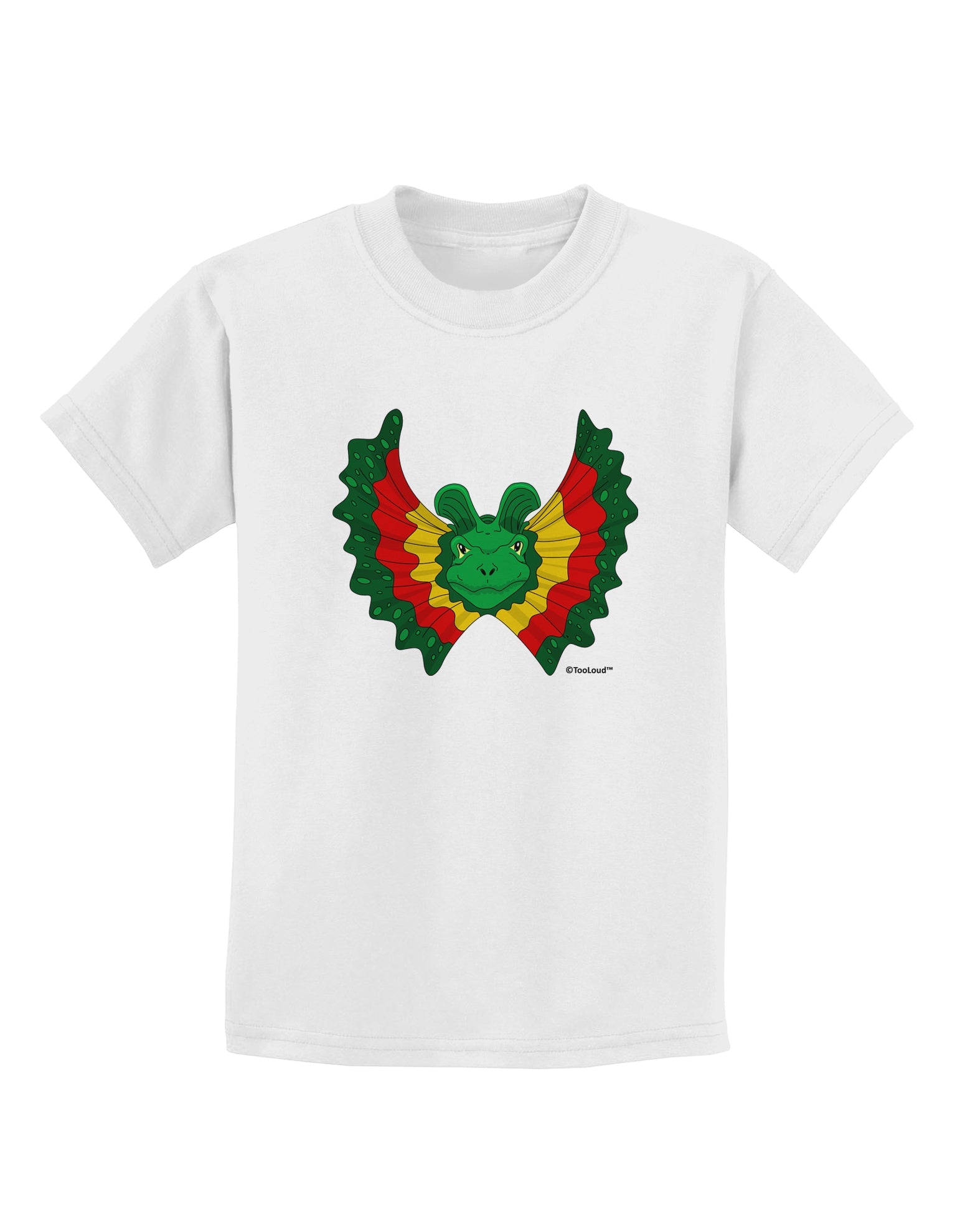 Dilophosaurus Design - Color Childrens T-Shirt by TooLoud-Childrens T-Shirt-TooLoud-White-X-Small-Davson Sales