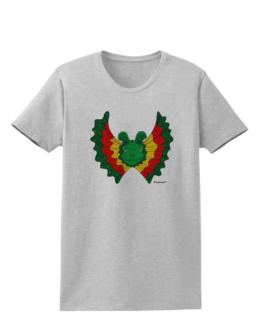 Dilophosaurus Design - Color Womens T-Shirt by TooLoud-Womens T-Shirt-TooLoud-White-X-Small-Davson Sales