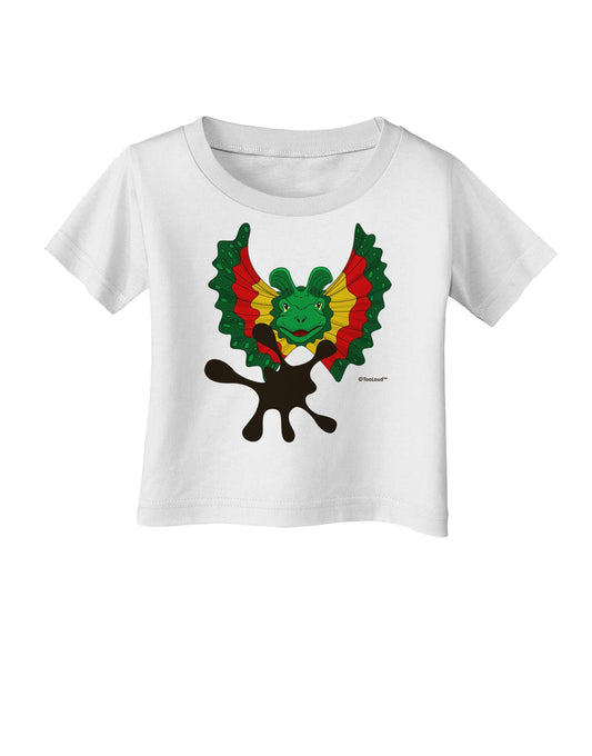 Dilophosaurus Design - Spit Infant T-Shirt by TooLoud-Infant T-Shirt-TooLoud-White-06-Months-Davson Sales