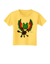 Dilophosaurus Design - Spit Toddler T-Shirt by TooLoud-Toddler T-Shirt-TooLoud-Yellow-2T-Davson Sales
