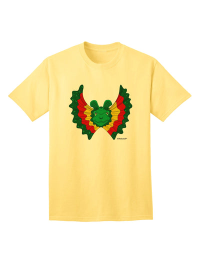 Dilophosaurus Design: Vibrant Adult T-Shirt in a Plethora of Colors by TooLoud-Mens T-shirts-TooLoud-Yellow-Small-Davson Sales