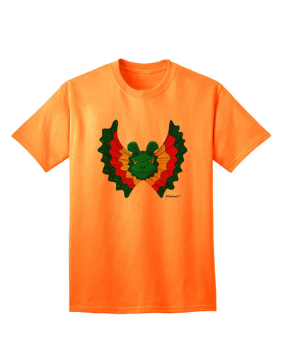 Dilophosaurus Design: Vibrant Adult T-Shirt in a Plethora of Colors by TooLoud-Mens T-shirts-TooLoud-Neon-Orange-Small-Davson Sales