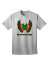 Dilophosaurus Themed Adult T-Shirt with Vibrant Color and Text Design by TooLoud-Mens T-shirts-TooLoud-AshGray-Small-Davson Sales