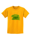 Dinosaur Silhouettes - Jungle Childrens T-Shirt by TooLoud-Childrens T-Shirt-TooLoud-Gold-X-Small-Davson Sales