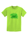 Dinosaur Silhouettes - Jungle Childrens T-Shirt by TooLoud-Childrens T-Shirt-TooLoud-Lime-Green-X-Small-Davson Sales