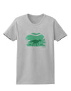 Dinosaur Silhouettes - Jungle Womens T-Shirt by TooLoud-Womens T-Shirt-TooLoud-AshGray-X-Small-Davson Sales