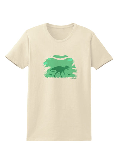 Dinosaur Silhouettes - Jungle Womens T-Shirt by TooLoud-Womens T-Shirt-TooLoud-Natural-X-Small-Davson Sales