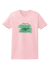 Dinosaur Silhouettes - Jungle Womens T-Shirt by TooLoud-Womens T-Shirt-TooLoud-PalePink-X-Small-Davson Sales