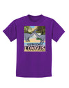 Diplodocus Longus - With Name Childrens Dark T-Shirt-Childrens T-Shirt-TooLoud-Purple-X-Small-Davson Sales