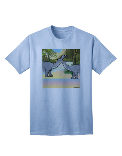 Diplodocus Longus - Without Name Adult T-Shirt-unisex t-shirt-TooLoud-Light-Blue-Small-Davson Sales