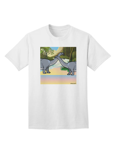 Diplodocus Longus - Without Name Adult T-Shirt-unisex t-shirt-TooLoud-White-Small-Davson Sales