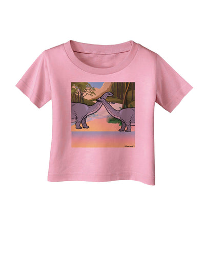 Diplodocus Longus - Without Name Infant T-Shirt-Infant T-Shirt-TooLoud-Candy-Pink-06-Months-Davson Sales