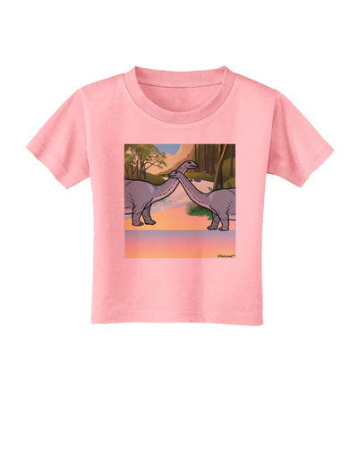 Diplodocus Longus - Without Name Toddler T-Shirt-Toddler T-Shirt-TooLoud-Candy-Pink-2T-Davson Sales