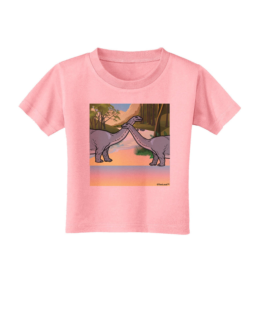 Diplodocus Longus - Without Name Toddler T-Shirt-Toddler T-Shirt-TooLoud-White-2T-Davson Sales