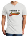 Director Of Awesome Adult V-Neck T-shirt-Mens V-Neck T-Shirt-TooLoud-White-Small-Davson Sales