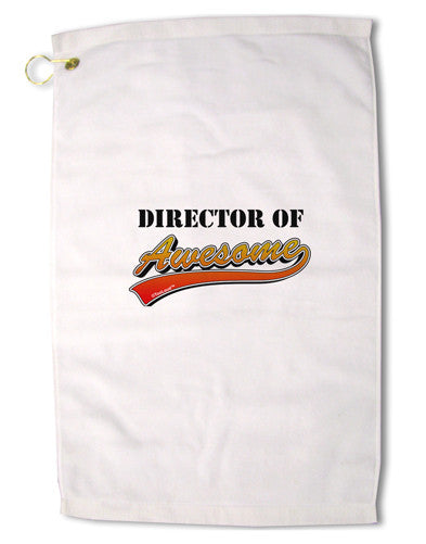 Director Of Awesome Premium Cotton Golf Towel - 16 x 25 inch-Golf Towel-TooLoud-16x25"-Davson Sales