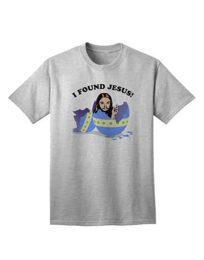 Discover Divine Style: 'I Found Jesus' - Easter Egg Adult T-Shirt Collection-Mens T-shirts-TooLoud-AshGray-Small-Davson Sales