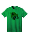 Disgruntled Cat Wearing Turkey Hat Adult T-Shirt-Mens T-Shirt-TooLoud-Kelly-Green-Small-Davson Sales