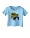 Disgruntled Cat Wearing Turkey Hat Infant T-Shirt-Infant T-Shirt-TooLoud-Aquatic-Blue-06-Months-Davson Sales