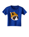 Disgruntled Cat Wearing Turkey Hat Toddler T-Shirt Dark by-Toddler T-Shirt-TooLoud-Royal-Blue-2T-Davson Sales