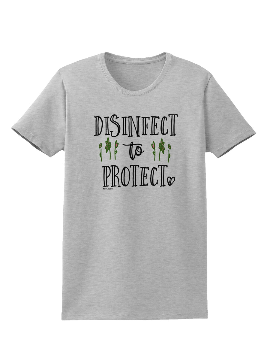 Disinfect to Protect Womens T-Shirt White 4XL Tooloud