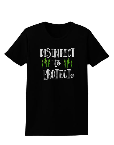 Disinfect to Protect Womens T-Shirt-Womens T-Shirt-TooLoud-Black-X-Small-Davson Sales